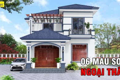 Tổng hợp các màu sơn nhà đẹp được ưa chuộng trong thiết kế nhà 2023