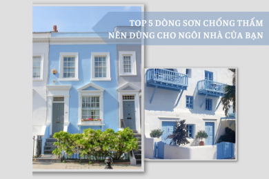 Top 5 dòng sơn chống thấm nên dùng cho ngôi nhà của bạn