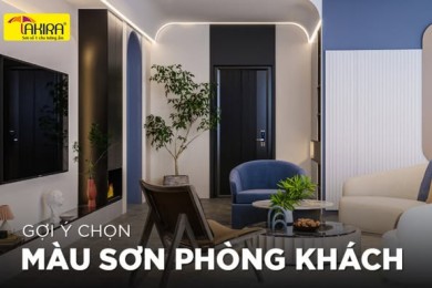 Cách chọn màu sơn phòng khách đẹp và hợp phong thủy: Bí quyết cho không gian sống hoàn hảo