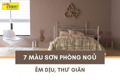 7 màu sơn phòng ngủ nên thử để có một không gian êm dịu, thư giãn