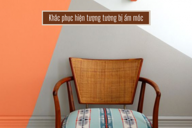 Khắc phục hiện tượng tường bị ẩm mốc