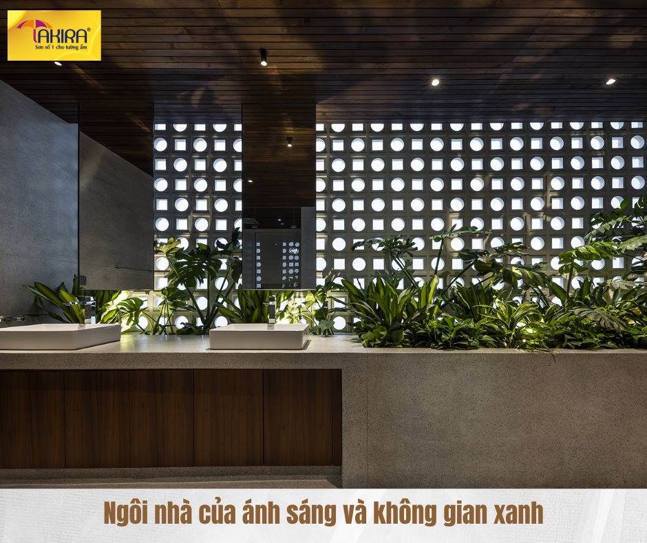 Ngôi nhà của ánh sáng và không gian xanh