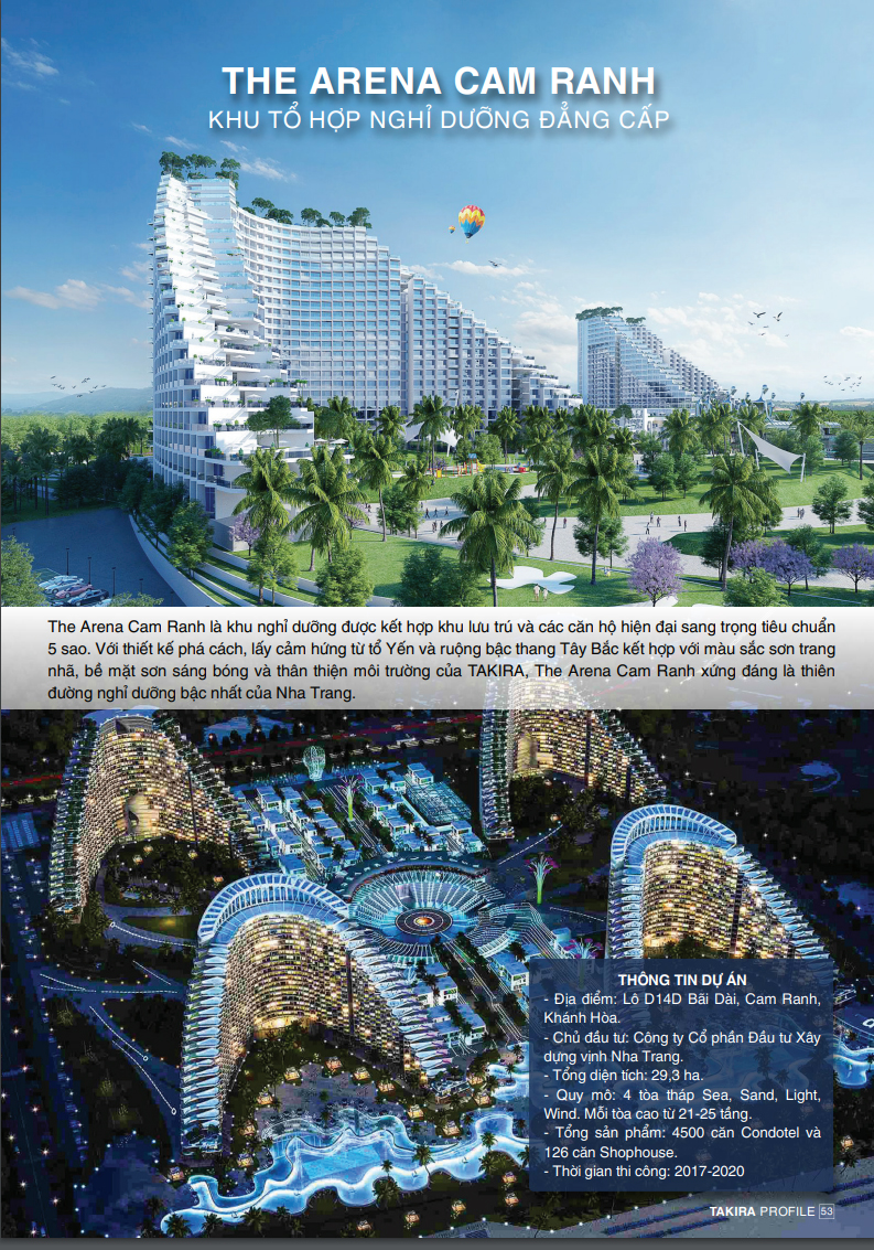 du an the arena cam ranh