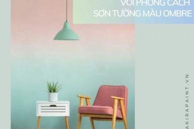 Sáng tạo cho phòng ngủ của bạn với phong cách sơn tường màu ombre