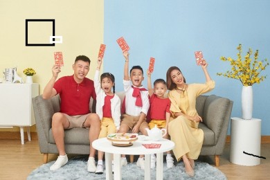 Sơn nhà đón tết- rước tài lộc cầu bình an